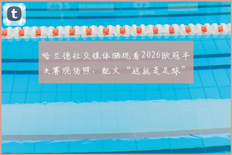 哈兰德社交媒体晒观看2026欧冠半决赛现场照,配文“这就是足球”引球迷共鸣与热议